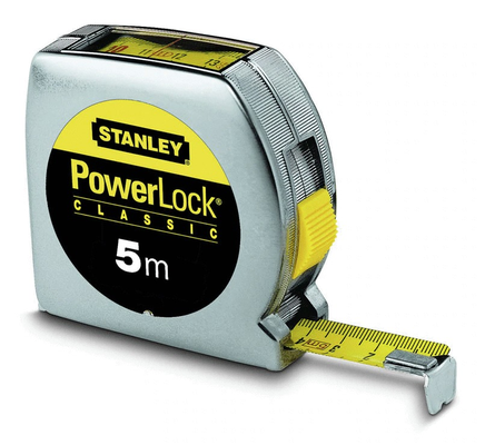 Mètre ruban Powerlock 5mx19mm lecture directe - STANLEY - 0-33-932