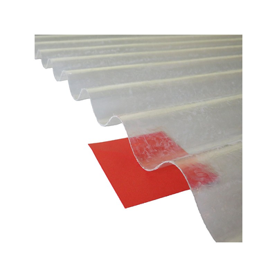 Plaque polyester ondulée (GO 177/51 - grandes ondes) - Coloris - Translucide, Largeur totale de la plaque - 92cm, Longueur totale de la plaque - 1.52m