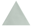 3LATI AQUAMARINA - 13,2x11,4 CM - Faïence triangulaire zellige vert d'eau