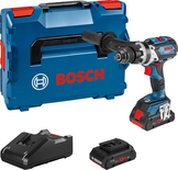 Perceuse-visseuse à percussion 18V GSB 18V-110 C Professional + 2 batteries ProCORE 4 Ah + chargeur + coffret L-BOXX - BOSCH - 06019G030C