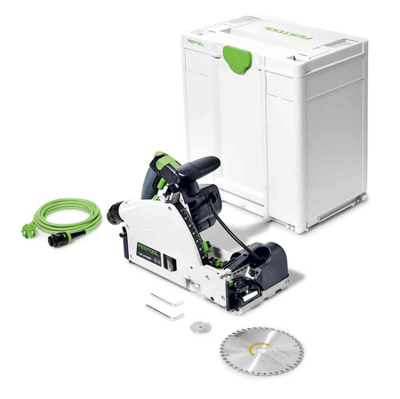 Scie plongeante avec inciseur 1500/190W TSV 60 KEBQ-Plus + coffret Systainer SYS3 - FESTOOL - 576730