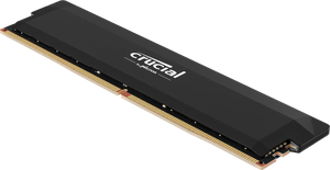 Barrette mémoire 16Go DIMM DDR5 Crucial Pro OC Gaming 6000MHz (Noir)