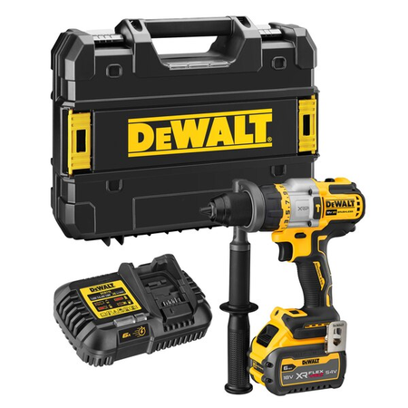 Perceuse-visseuse à percussion 18V Premium XRP Advantage + batterie 6Ah + chargeur + coffret T-STAK - DEWALT - DCD999T1-QW