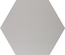 ALCHIMIA GRIGIO - 26,6x23 CM - Carrelage hexagonal uni gris mate