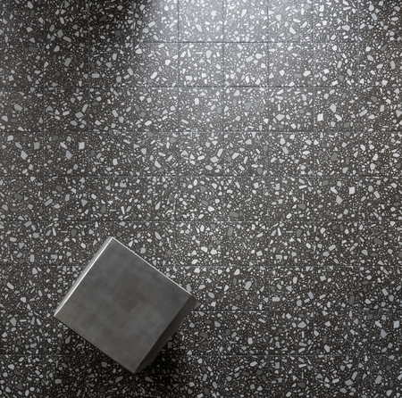 CONFETTI NERO GRIGIO - 18,6X18,6 CM - Carrelage Terrazzo