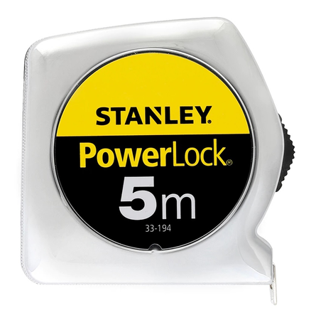 Mètre ruban 5mx25mm 'Powerlock Classic ABS' - STANLEY - 1-33-195