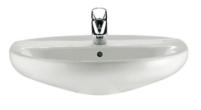 Lavabo porcelaine VICTORIA 56x46 blanc - ROCA - A326393000