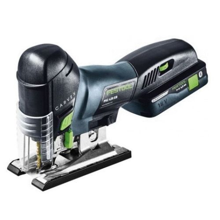 Scie sauteuse 18V CARVEX PSC 420 HPC 4 EBI-Plus + batterie 4 Ah + chargeur TCL 6 + Systainer 3 - FESTOOL - 576525