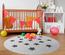 Tapis enfant tufté main en coton ETOILE Care&Fair