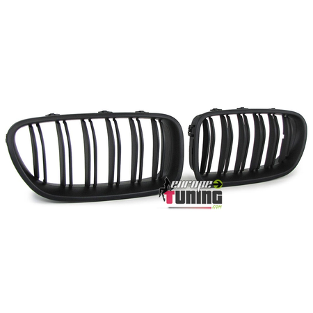 CALANDRES NOIRES SPORT DOUBLE AILETTES BMW SERIE 5 F10 et F11 (04538)