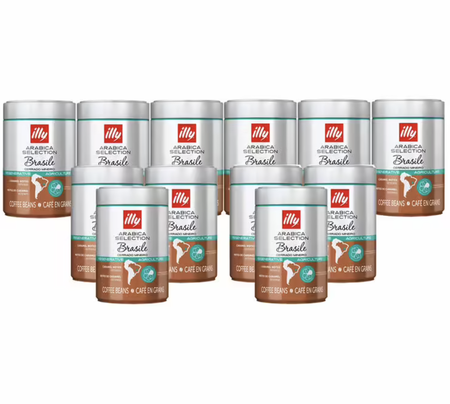 Café en grains Illy Monoarabica Brasile - 12x250 g - Illy