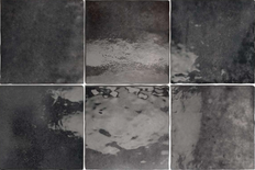 ARTISAN GRAPHITE - Faience 13,2x13,2 cm aspect zellige brillant Anthracite Taille 13.2 x 13.2 cm