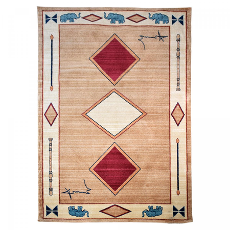 Tapis salon CHOBAY 8 en polypropylène doux et soyeux