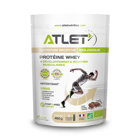 Protéine whey biologique (450g)