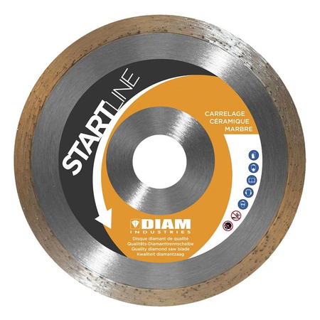 Disque diamant standard 125x22,23mm pour carrelage - DIAM INDUSTRIES - CR60125