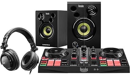 Hercules DJLearning Kit MK2 — Ensemble Complet pour Apprendre à Mixer