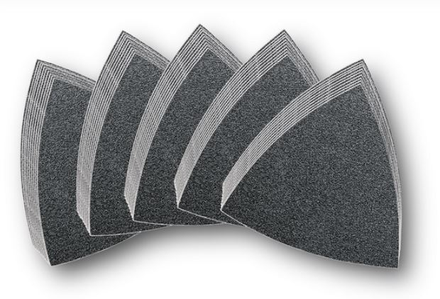 Feuilles abrasives triangulaires non perforées G60 boîte de 50 - FEIN - 63717082011