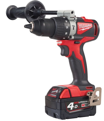 Perceuse à percussion brushless 18V M18 BLPD2-402X 82Nm + 2 batteries 4Ah + chargeur M12-18 FC + coffret HD BOX - MILWAUKEE TOOL - 4933464560