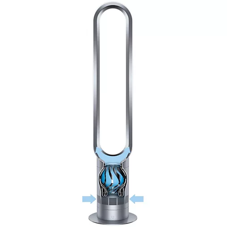 Dyson Cool Ventilateur Tour - Blanc et Argent - Puissant, Silencieux, Sans Pale, Technologie Air Multiplier™