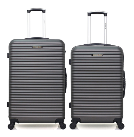 Lot de 2 - Valise grand format et valise weekend BRAZILIA