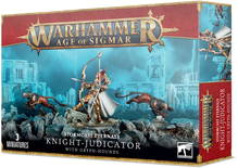 Warhammer AoS - Stormcast Eternals Chevalier-Judicator avec Gryph-dogues