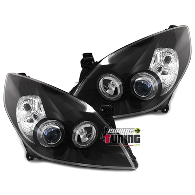 PHARES TUNING ANGEL EYES NOIRS OPEL VECTRA C 05-08 (14070)