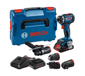 Perceuse-visseuse 18V GSR 18V-90 FC Professional + 2 batteries + chargeur + coffret L-BOXX 136 - BOSCH - 06019K6200