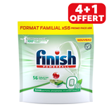 Finish Tout en 1 - 0% - Pack de 5 x 56 - Format familial