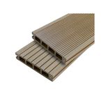 Lame terrasse bois composite alvéolaire Dual - Coloris - Beige clair, Epaisseur - 25mm, Largeur - 14 cm, Longueur - 360 cm, Surface couverte en m² - 0.5