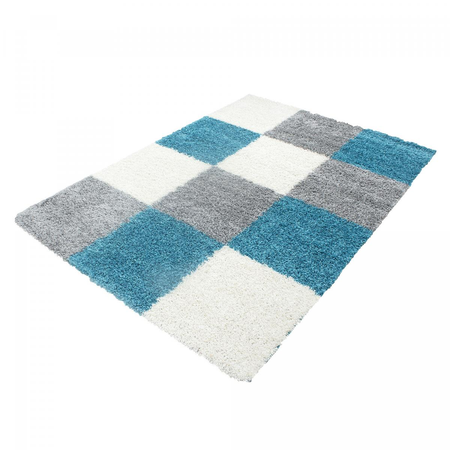 Tapis shaggy CARRÉ A OEKO-TEX®