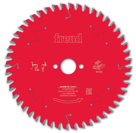 Lame de scie circulaire pour bois 48 dents D216mm - FREUD - F03FS09750