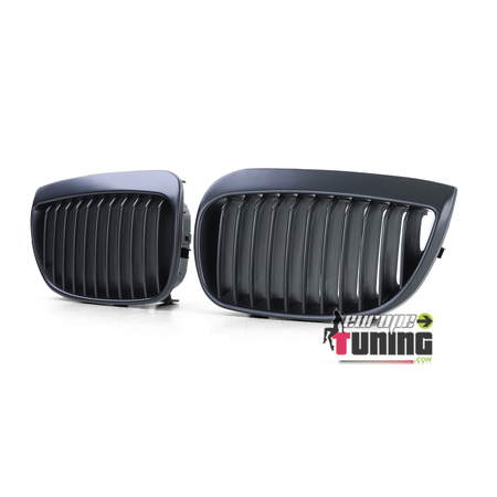 GRILLES CALANDRES NOIRES BMW SERIE 1 E81 E87 E82 E88 PHASE 1 2004-2007 (04591)