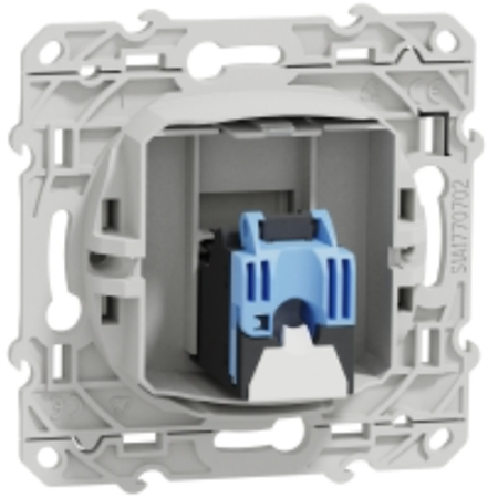 Prise RJ45 Blanc ODACE grade 3 cat. 6 STP à vis SCHNEIDER ELECTRIC S520476