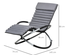 Chaise longue à bascule pliable rocking chair design contemporain