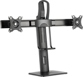 Support Double écran à poser Gembird 27" (12kg max) (Noir)
