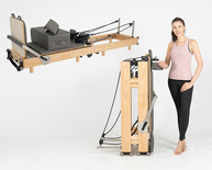 Nexace Pilates Reformer Machine, la Machine Pilates Pliable en Bois pour l'entraînement à Domicile
