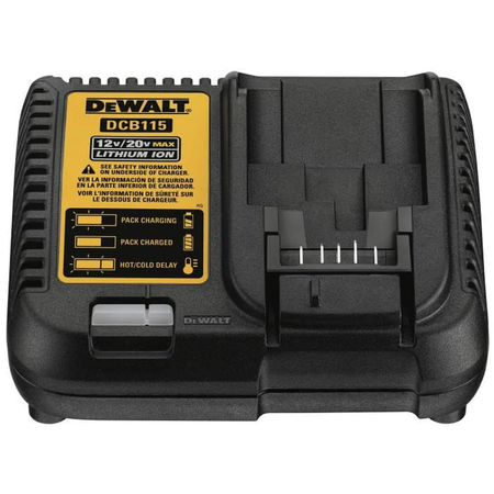 Chargeur universel 10,8V-14,4V-18V - DEWALT - DCB115-QW