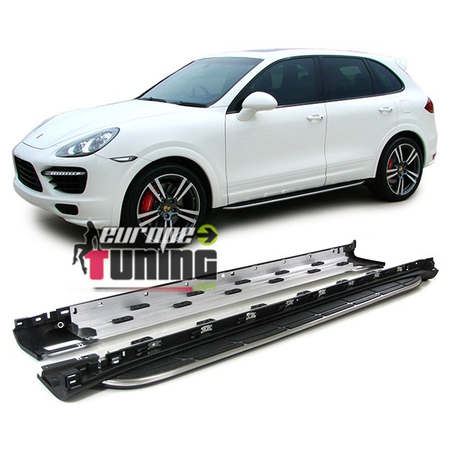 MARCHES PIEDS EN ALUMINIUM POUR PORSCHE CAYENNE II 2010-2017 (00302)