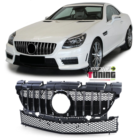 CALANDRE PANAMERICANA LIGNE AMG GT CHROME MERCEDES SLK R172 2011-2016 (05515)