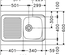 Evier monocuve inox MAN711-800 avec égouttoir 800x600cm à poser - FRANKE - 013953