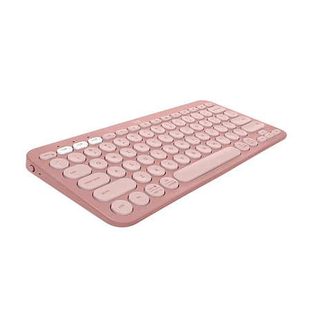 LOGITECH - Clavier sans fil - Pebble Keys 2 K380s - Bluetooth - Bouton Easy-Switch - Rose - (920-011805)