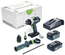 Perceuse-visseuse 18V QUADRIVE TDC 18/4 5,0/4,0 I-Plus + 1 batterie 4Ah + 1 batterie 5Ah + chargeur + Systainer SYS3 - FESTOOL - 577649