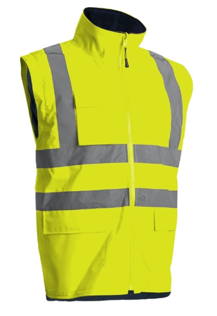 Veste KANATA PU HI-VIZ 3M jaune fluo/marine T2XL - COVERGUARD - 7KANYXXL