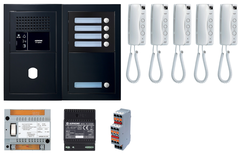 Pack audio 5 post complet noir - AIPHONE - 200448