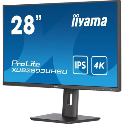 Ecran PC - IIYAMA XUB2893UHSU-B5 - 28 4K - Dalle IPS - 3 ms - 75Hz - HDMI / DisplayPort - Pied réglable
