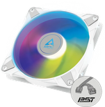 Ventilateur de boitier Arctic P12 PWM PST aRGB - 12cm (Blanc)