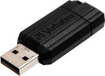Clé USB 3.2 Verbatim PinStripe - 16Go (Noir)
