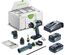 Perceuse-visseuse 18V QUADRIVE TDC 18/4 5,0/4,0 I-Set + 2 batteries 4Ah / 5Ah + chargeur + coffret SYSTAINER SYS3 - FESTOOL - 577612