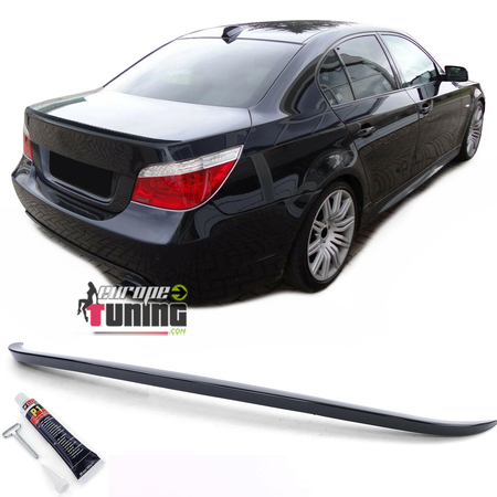 BECQUET SPOILER COFFRE SPORT NOIR BRILLANT BMW SERIE 5 E60 BERLINE (05522)