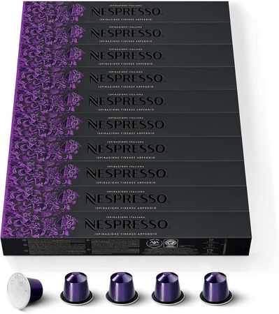 Assortiment - 100 Capsules de Café Arpeggio – Intensité 9 - Nespresso